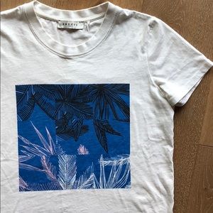 Sandro palm tree graphic tee